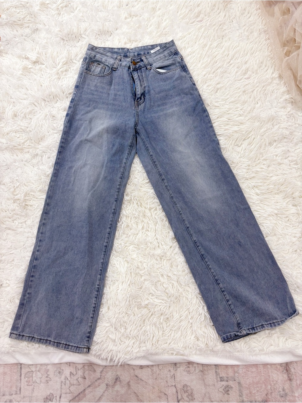 Light Blue Straight-Leg Women’s Jeans